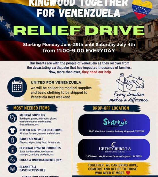 KHV Venezuela Relief Drive